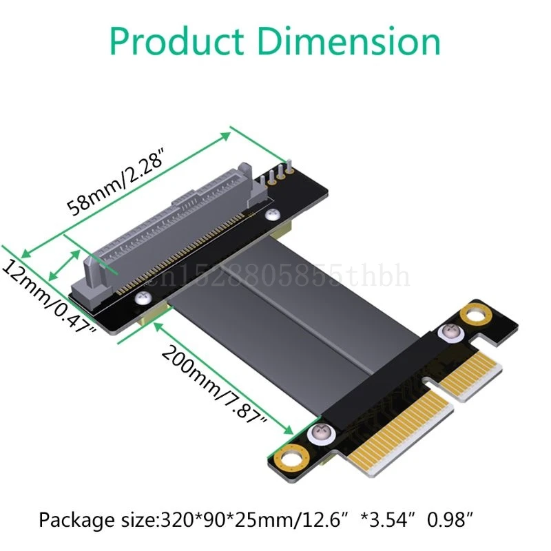 U.2 NVMe SSD для PCI-E 3 0x4 удлинитель SFF-8639 PCIe 4x Gen3 Riser Card Line Высокоскоростная передача |