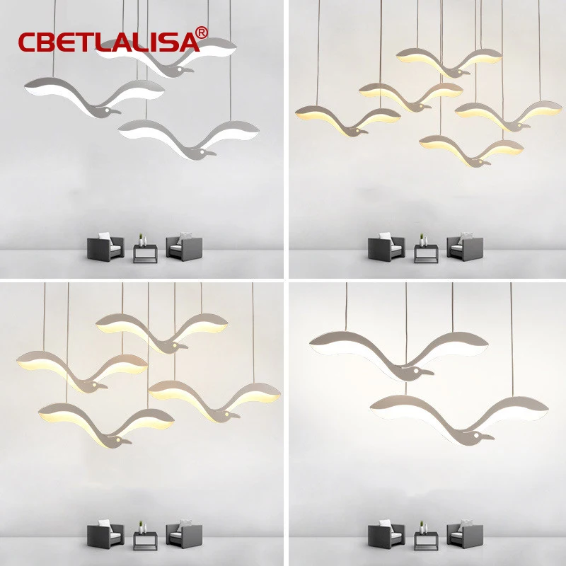 Креативная Современная подвесная светодиодная Люстра для столовой кухни люстра