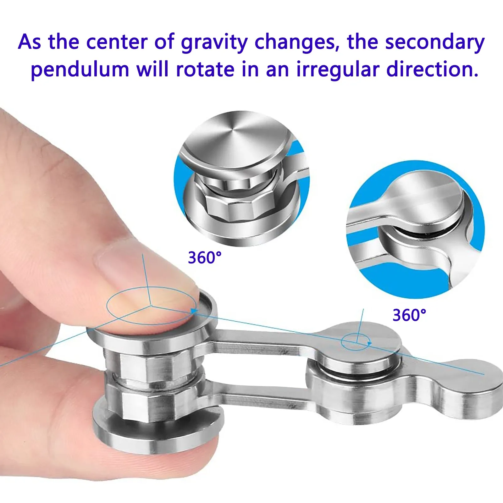 Маятник хаоса двойной маятник наконечник для пальца вращающийся Топ подарки