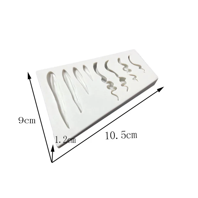 Силиконовая форма сделай сам для кукольных волос кексов топперов помадки