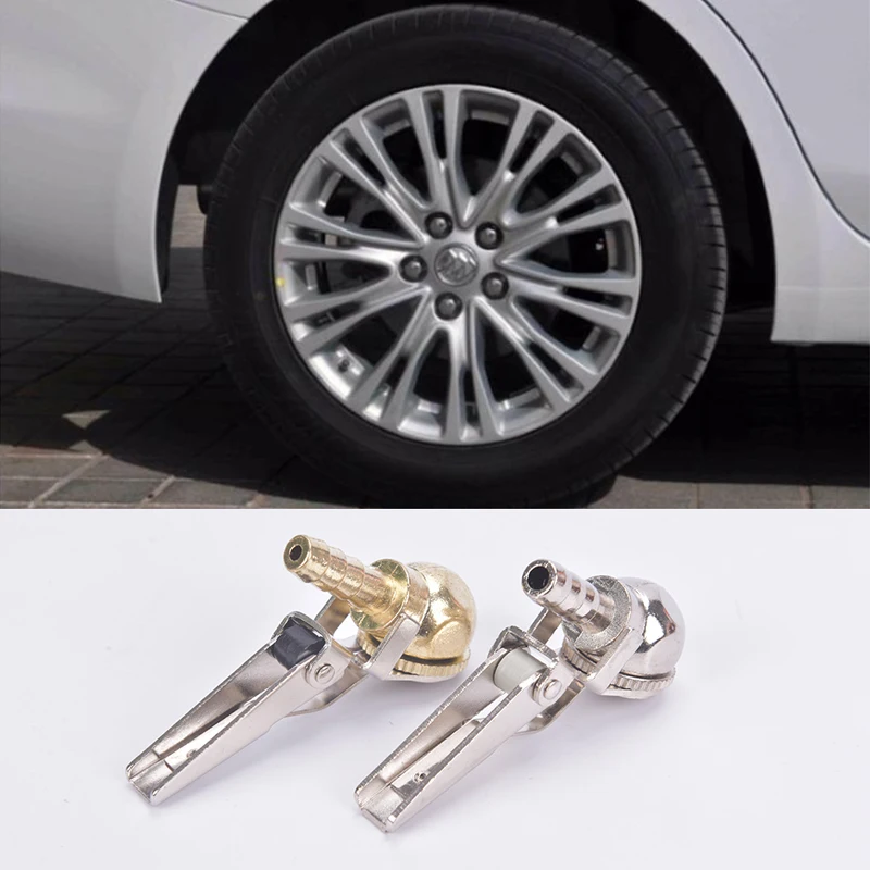 

1pcs Auto Tire Air Pump Chuck Clip Car Truck Tyre Tire Inflator Valve Connector Car 8mm Clamp Tire Repair Tools