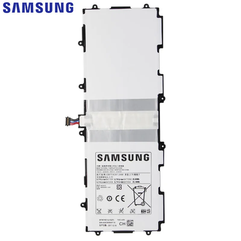 Оригинальная батарея samsung SP3676B1A 7000 мА-ч для samsung Galaxy Tab 10,1 N8020 GTN8013 P7510 P7500 P5110 P5100 N8000 N8010 P5113