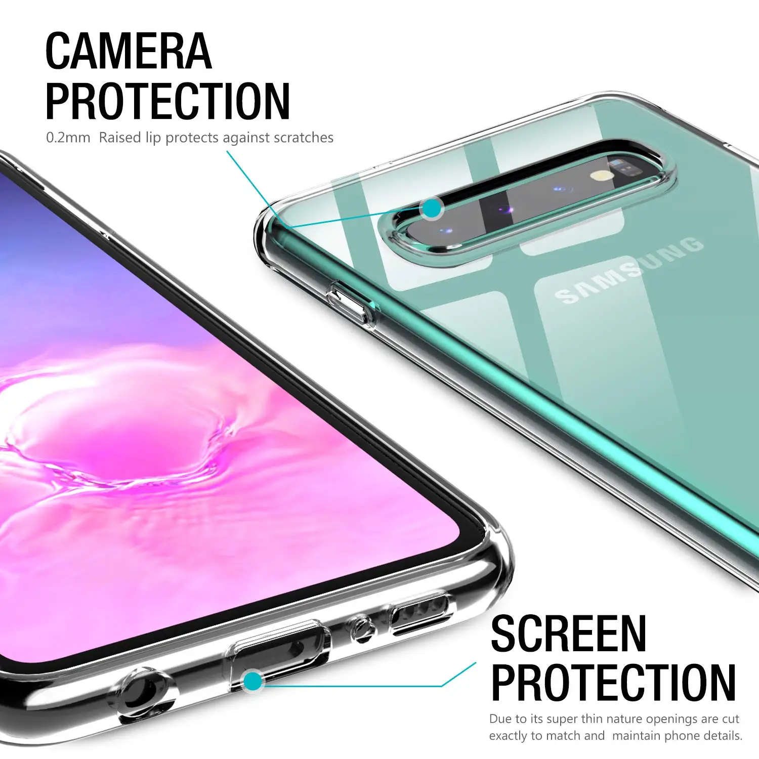 Премиум мягкий ТПУ чехол для samsung Galaxy S10 S10e 5G S8 S9 Plus S6 S7 Edge Note 9 8 10 Pro ультратонкий прозрачный гибкий чехол