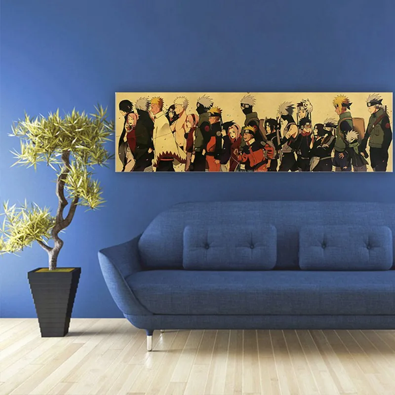 Постер аниме популярный классический японский домашний декор постер из