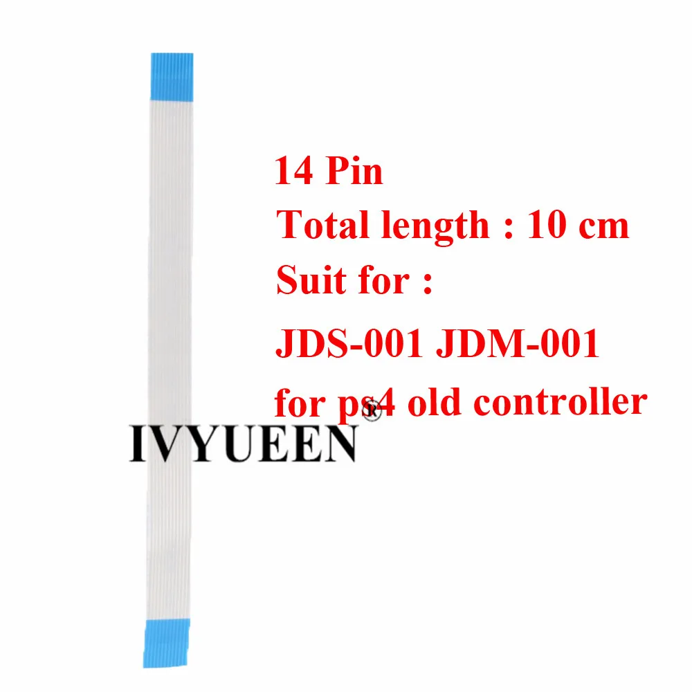 Кабель питания IVYUEEN для Dualshock 4 PS4 Slim Pro 12/14/10 контактов 100 шт.|ribbon ribbon|ribbon pinribbon 1&quot |