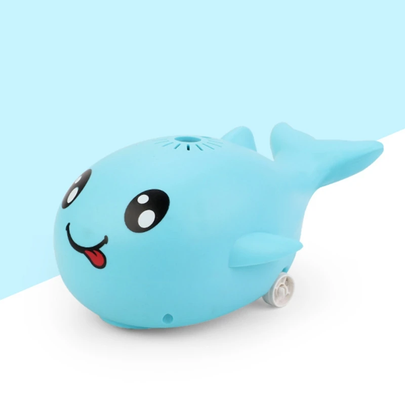 

Suspension Ball Battery Powered Handheld Fan Mini Whale Shaped Fan Suspension Ball Bubble Machine Toys for Children Baby