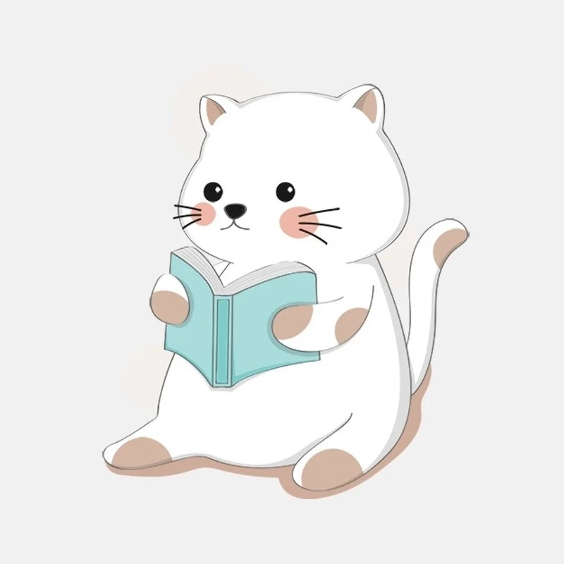 12 2 см * 14 4 Милая кошка для чтения ручной работы из ПВХ декоративный автомобильный