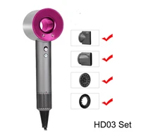 hd03 hair dryer professional negative ion salon style tool for dyson supersonic travel women men powerful portable silent curly