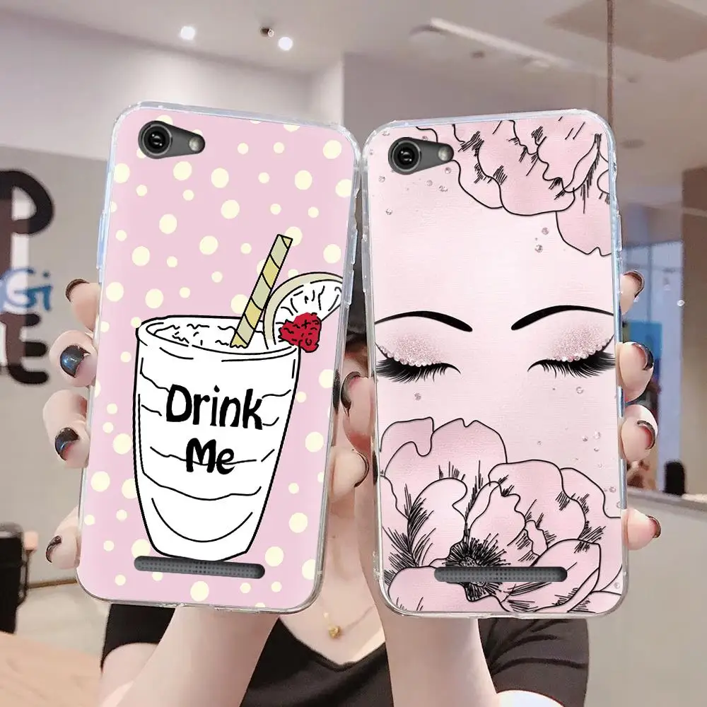 Противоударный чехол для телефона Itel P11 новый мягкий с мультяшным рисунком