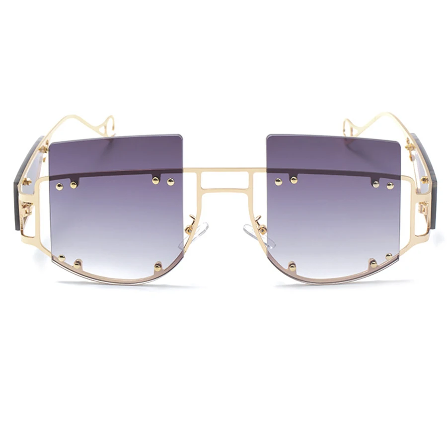 Солнцезащитные очки оверсайз UV400 для мужчин и женщин модные дизайнерские