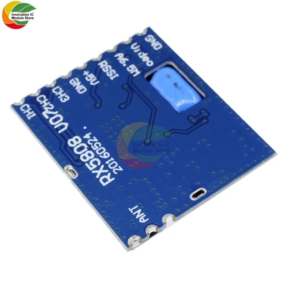 FPV 5.8G Wireless Audio Video Receiver Module for Boscam RX5808 Frequency Phase Lock Analog AV Signal Output 3.5V 170mA Board |