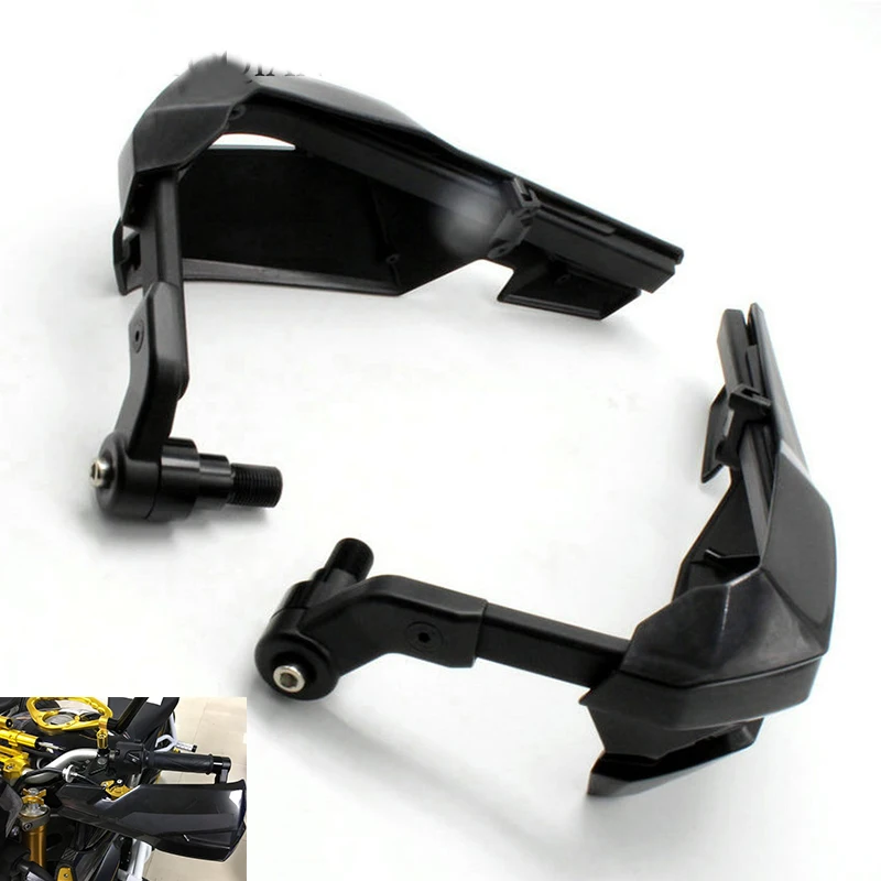 Для Yamaha MT09 MT 09 Tracer защита для лобового стекла, дефлектор потока, защита для мотоцикла, тормозной рычаг, запчасти - Цвет: black