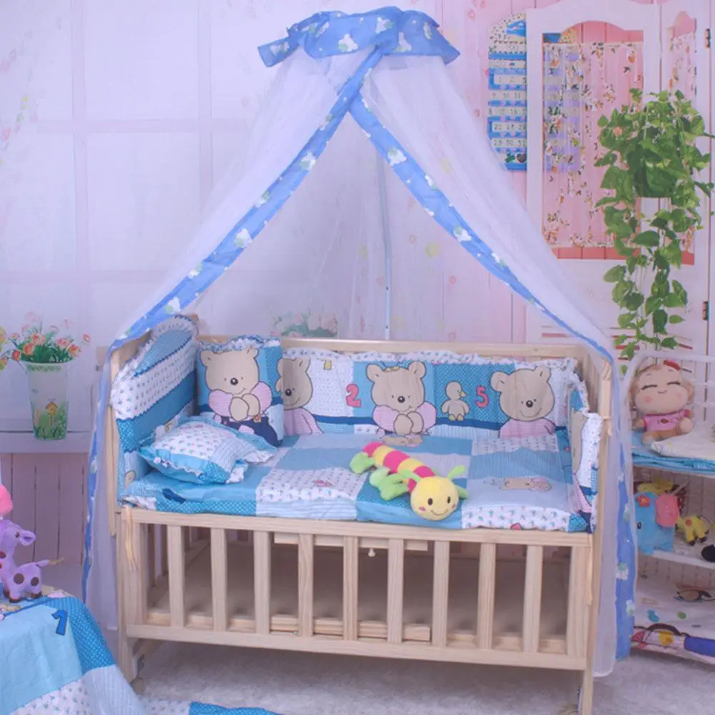 Kidlove 1,7*4,2 м Детская летняя сетка от комаров для детской кроватки для младенцев портативная детская кроватка складной навес защитная сетка без кронштейна