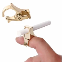 portable cigarette ring creative smoking stand holder clip cigarette holder tool many colors are available