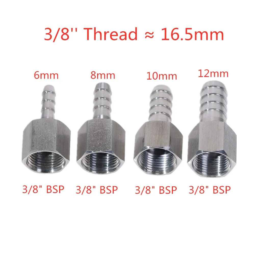 Фитинги для труб из нержавеющей стали 304 BSP внутренняя резьба хвостовик штуцера