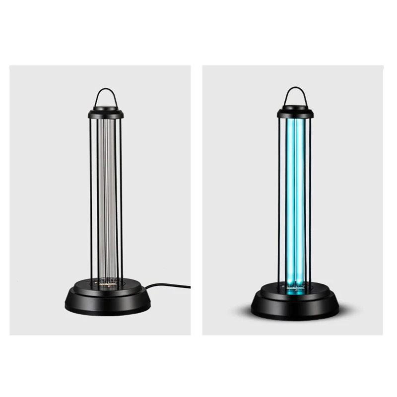 

110V Double Tudes UV Sterilizing Lamp Portable Germicidal Disinfection Lamp Desk Mite Removal UV Lamp US Plug for Home