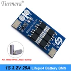 Плата аккумулятора LiFePO4 1S 25A 18650 LiFePO4 стандартнаябалансировочная плата для батареи lifepo4 32650 32700