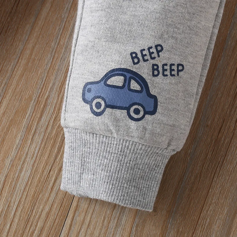 

New Arrival 3pcs Cotton Baby Boy Girl Cardigan Set Baby Clothes Suit of Coat Bodysuit and Pants Clothing Set