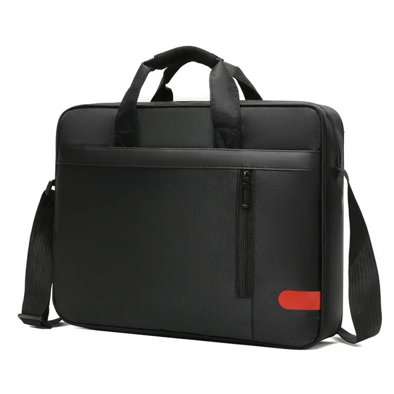 Деловая сумка для компьютера на молнии через плечо ноутбука переносная