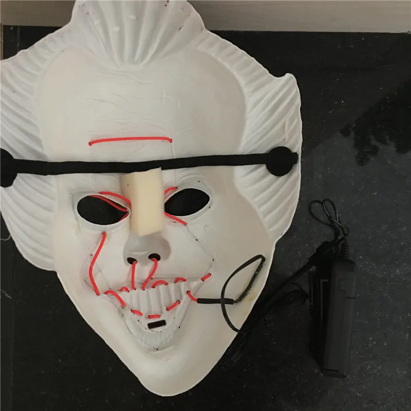 Хэллоуин вечерние светодиодный маски маска маскарад Косплэй костюм со