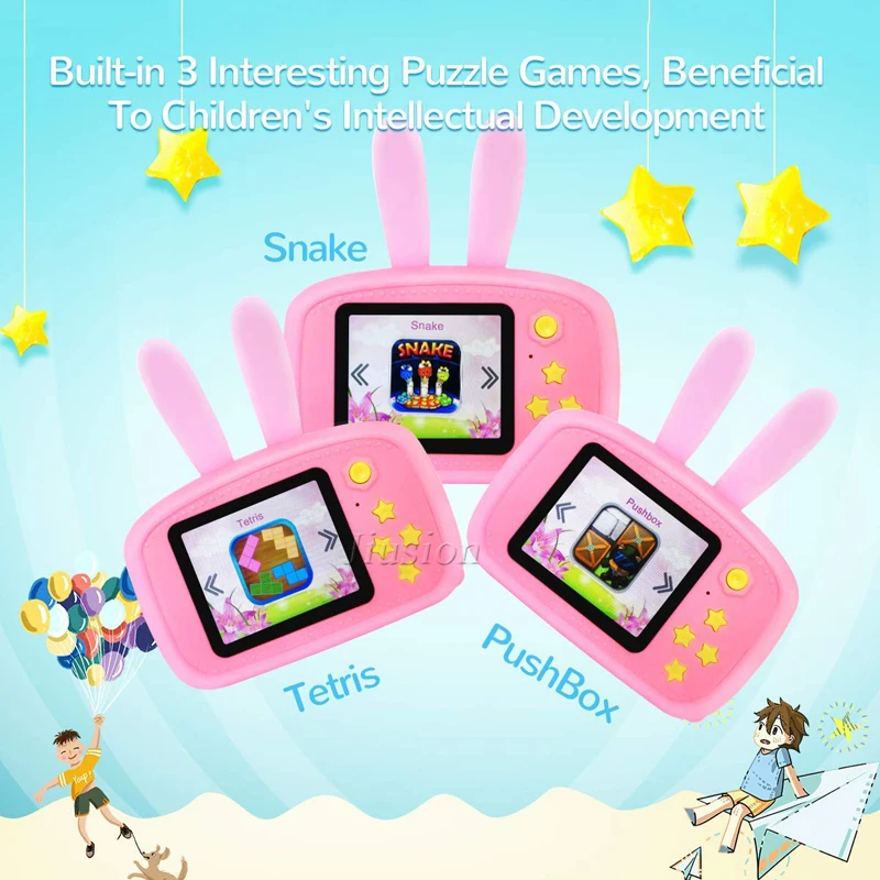 Детская мини камера 1080P Цифровая видеокамера фото для детей 2 дюймовый экран