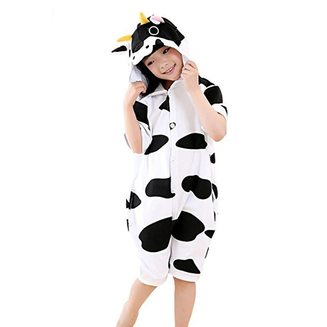 Пижамы с рисунками животных Детская летняя футболка короткими рукавами