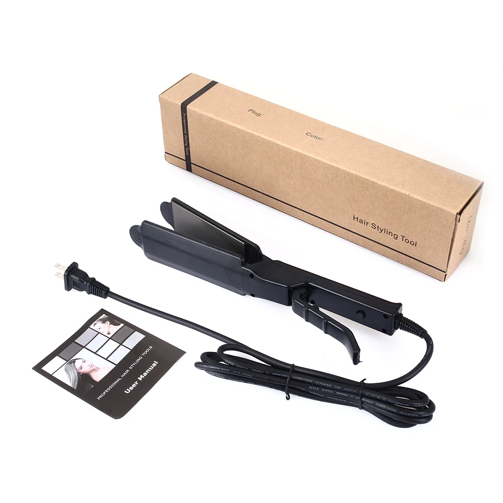 

Hair Straightener Ceramic Tourmaline Flat Iron Four-Gear Temperature Adjustment Straightening Brush Hair Straight Styler