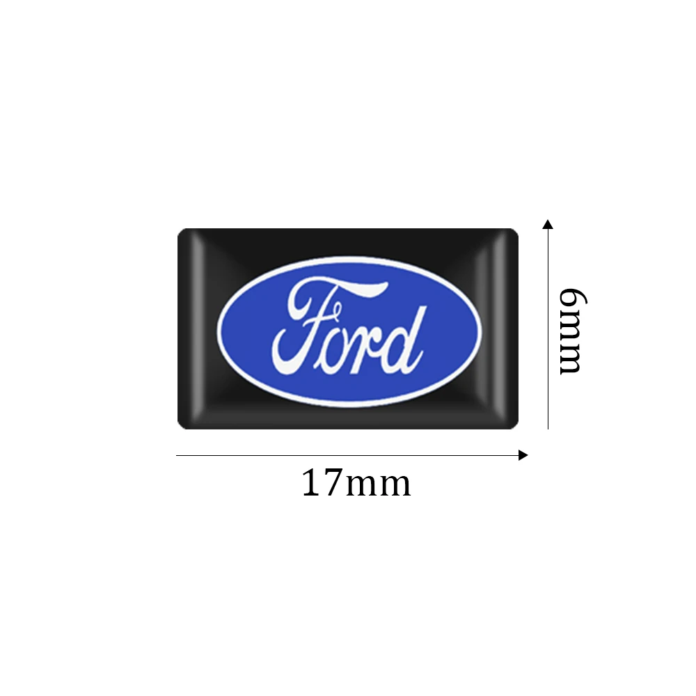 10PCS 3D Car Epoxy Resin Emblem Badge Sticker Auto Styling Decorative Decals For Ford Focus Mk2 Party Mk3 Ranger Mondeo Ecosport |