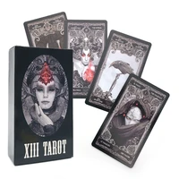 xiii dark tarot deck oracle cards based deck english version playing game toy divination fortune board game