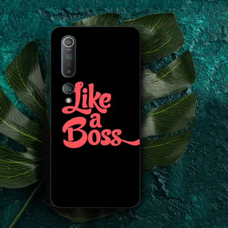

Be the boss like a boss Phone Case for Redmi Note 8 7 9 4 6 pro max T X 5A 3 10 lite pro
