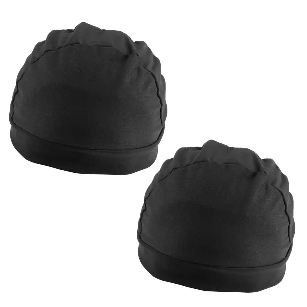 

2pcs Mesh Wig Caps Elastic Hair Net Spandex Stretchable Dome Style Wig Black