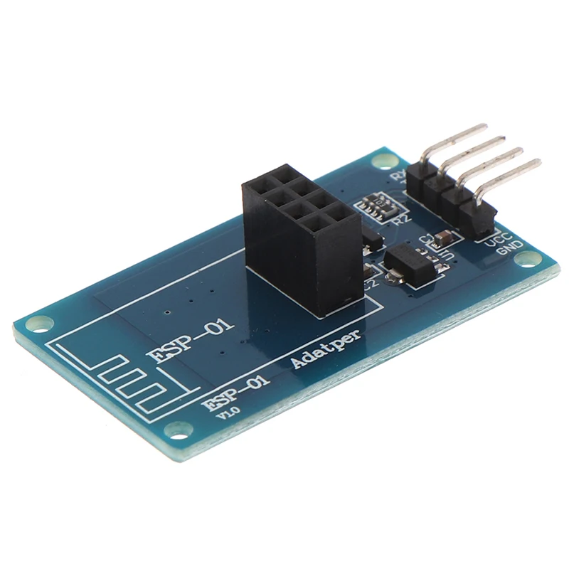 1pc Hot New ESP8266 Serial Wi-Fi Wireless3.3V 5V Compatible Module ESP-01 Adapter Tool Parts Dropshipping | Инструменты