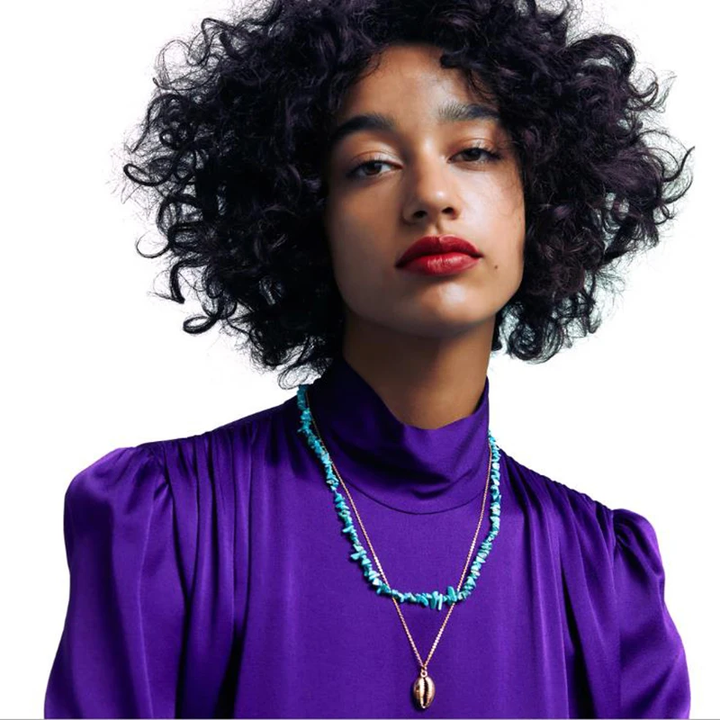 YMYW ZA 2019 новый стиль трендовый натуральный камень металл макси панк сердце