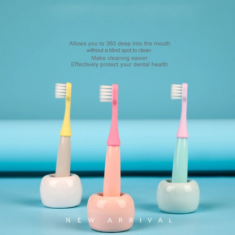 

3 Pcs/Set Soft Bristles Cute Children Toothbrushes Cartoon Mushroom Head Teeth Brush Baby Kids Dental Oral Hygiene Care