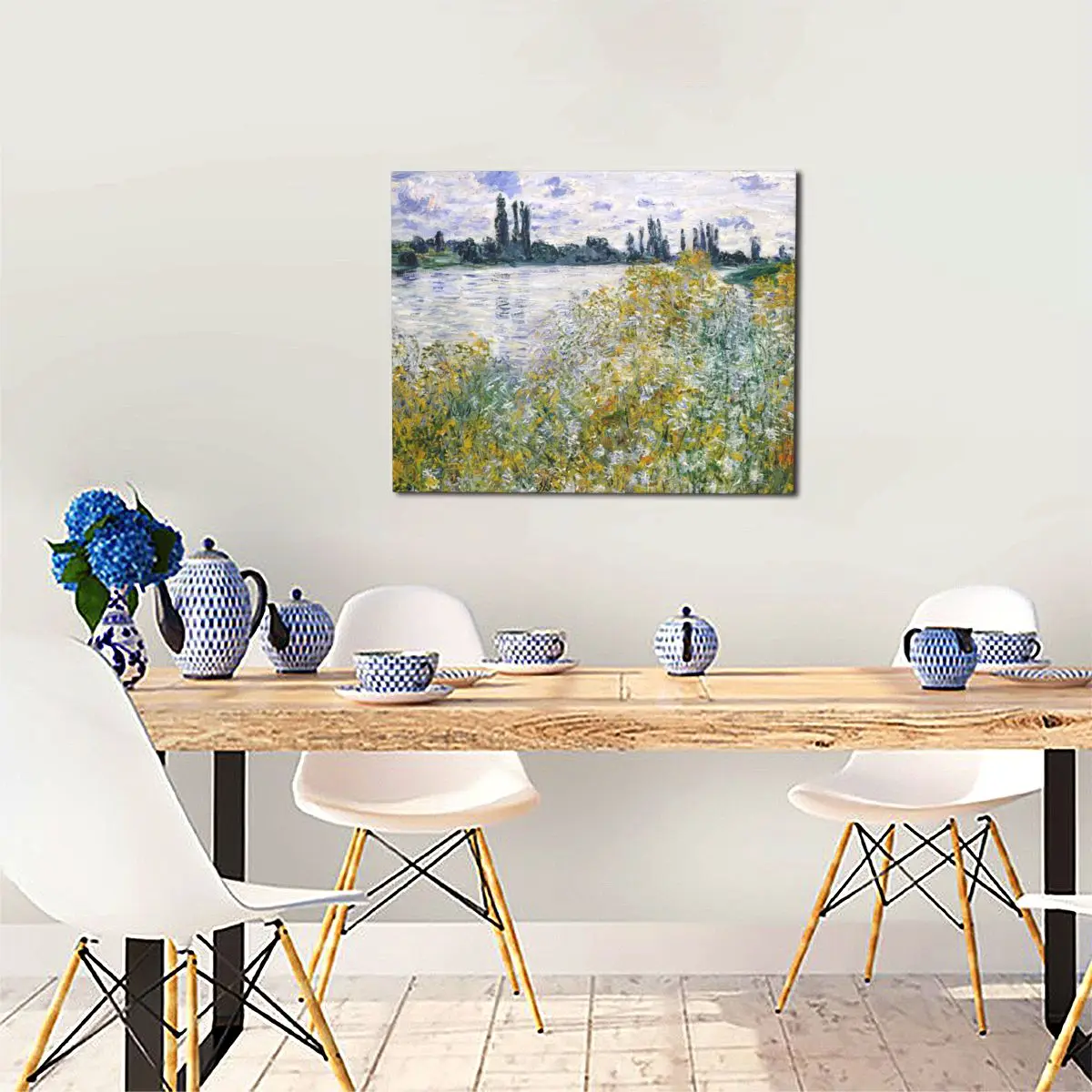 

Monet Painting Modern Canvas Decoration Pictures Home Fashion Room Decor