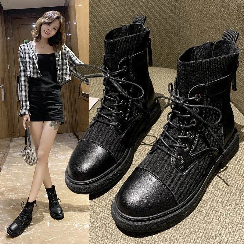 

Модные осенние ботильоны, кожаная обувь, женские ботильоны, обувь на платформе, женские ботинки, удобная женская обувь