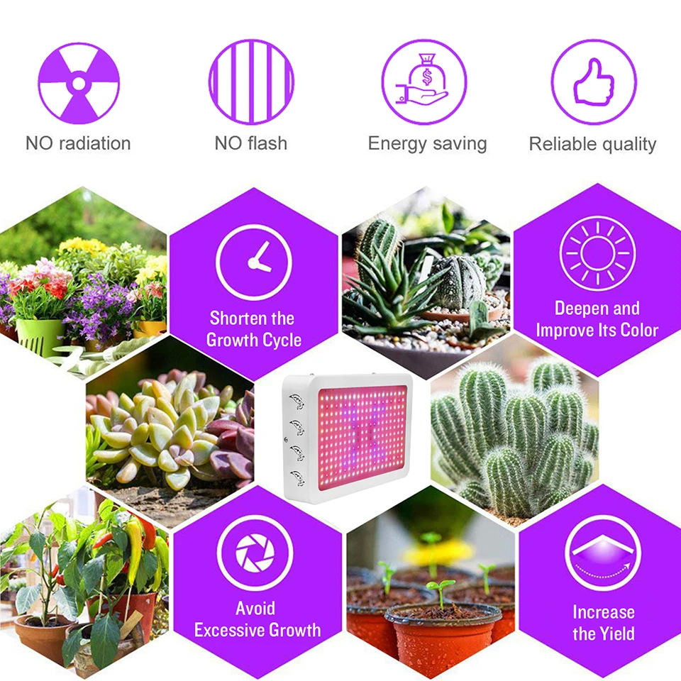 LED Grow Light Full Spectrum 2000W 1000W Indoor Plant Growing Lamps Tents Fitolamp Fito Led Seeding Flowers Greenhouse Garden