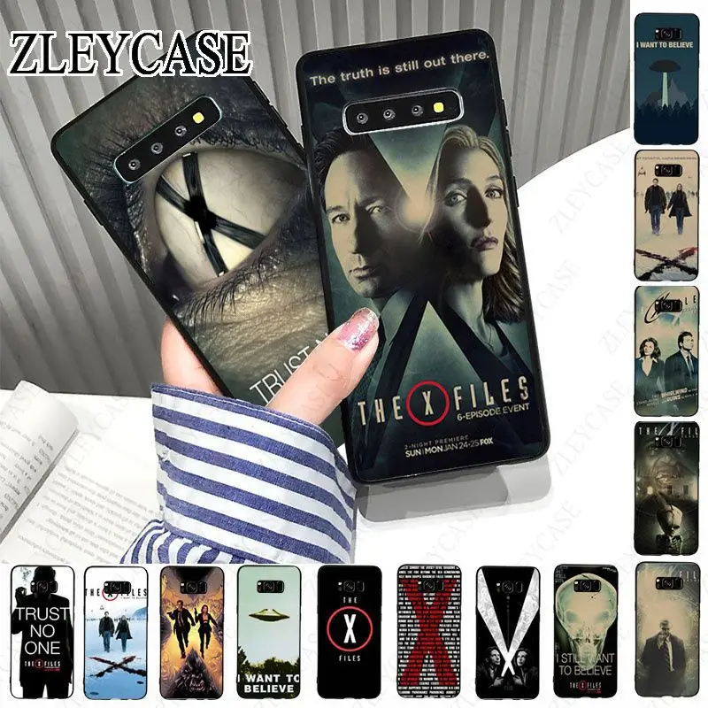 The X-Files Alien UFO retro Poster Retro Kraft Phone Case For samsung galaxy s10plus s10lite s9 s8plus s7 s6edge s20ultra case