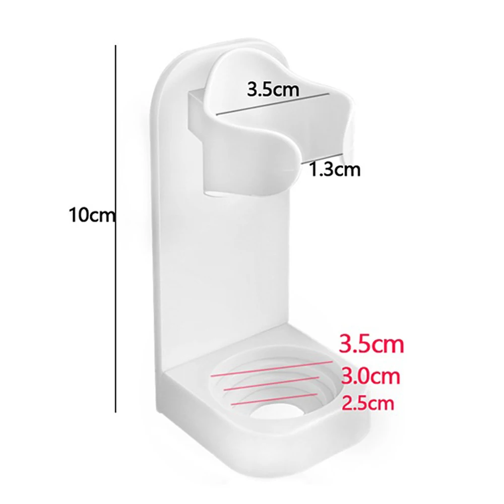 

1Pc Traceless Toothbrush Holder Toothpaste Stand Rack Organizer Wall-Mounted Electric Toothbrush holder For bathroom accessories