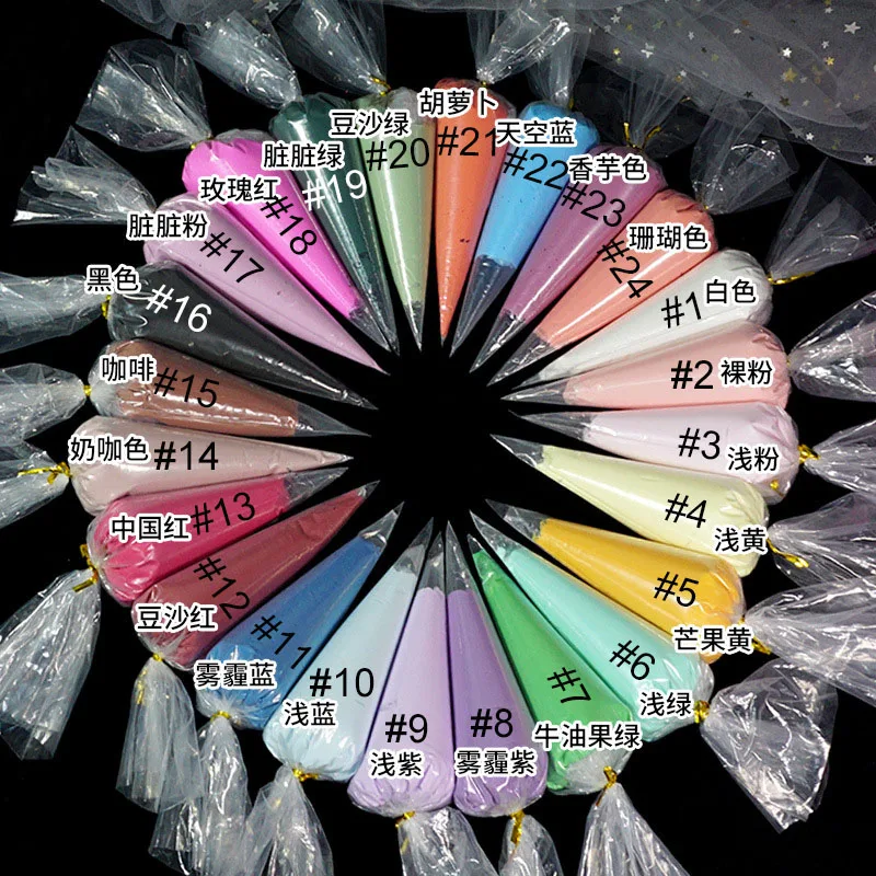 Enablefancy - 24 Цвета 100g симуляция крем клей цветной гель &quotсделай сам&quot Чехол для