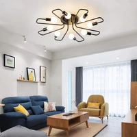 retro iron chandelier blackwhitegold e27 468 living room studybedroom creativity other bedrooms ceiling lamp