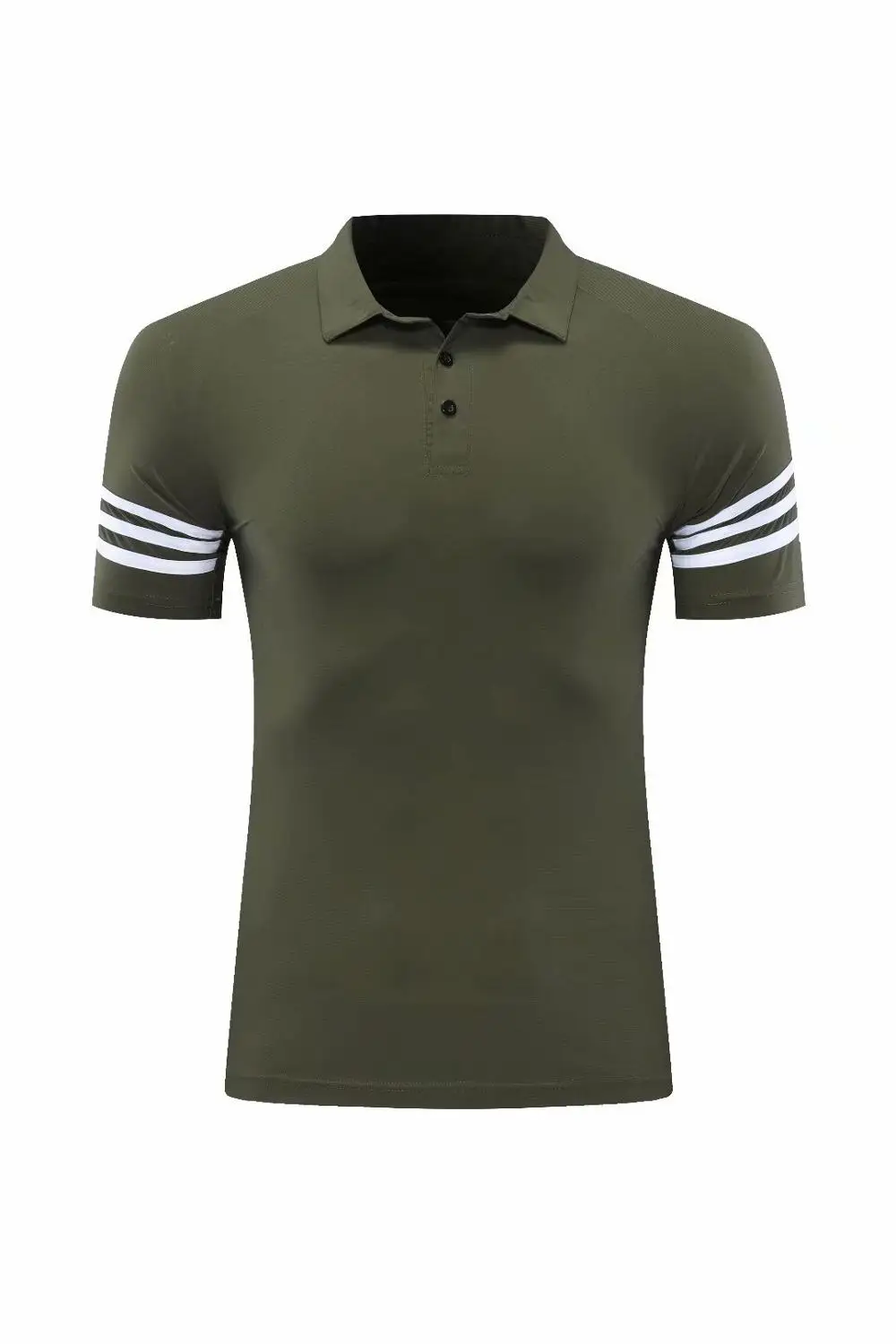 

2021 new Running Gym Men T Shirt Casual Summer ice silk Slim Tops Tees elastic T-shirt Sports Fitness Quick dry Polo T Shirt