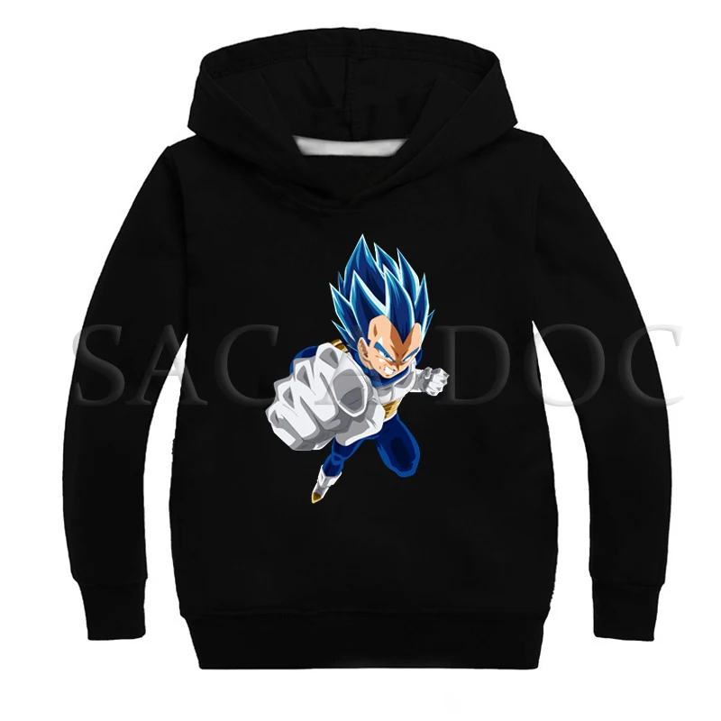 Hoodies 4 Модные толстовки с капюшоном с принтом «Жемчуг дракона»; толстовки для маленьких мальчиков и девочек; детские зимние тонкие топы с длинными рукавами; детская повседневная одежда - Цвет: Hoodies 4