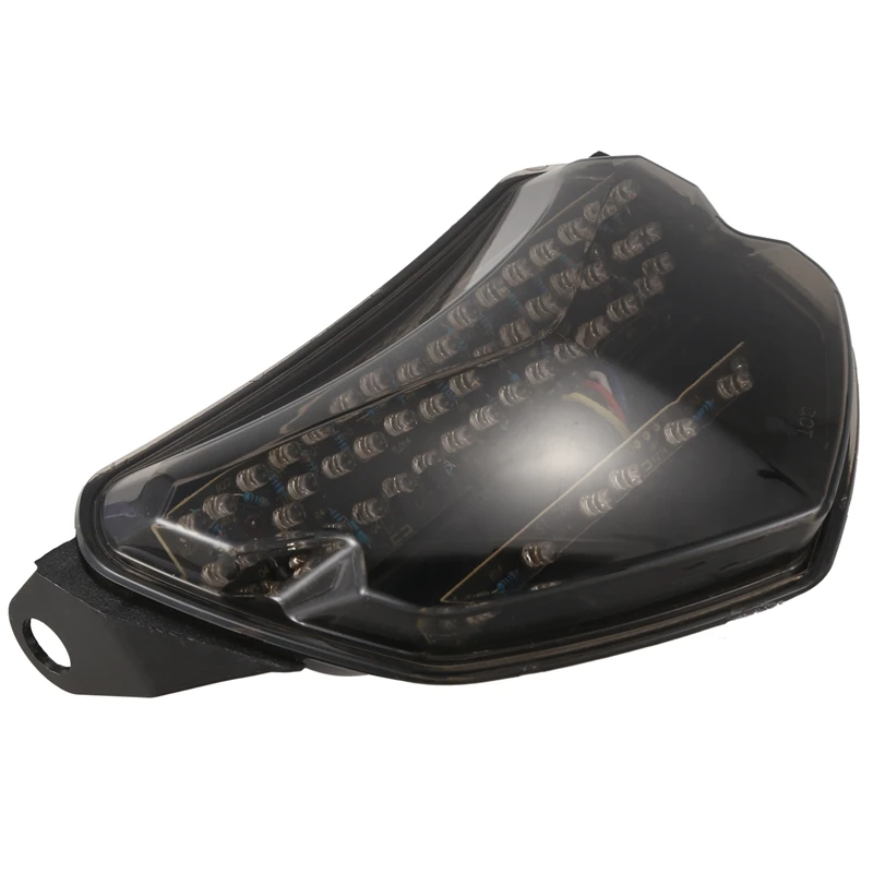 Мотоцикл Дым светодиодный задний фонарь светильник тормоза поворота красного и