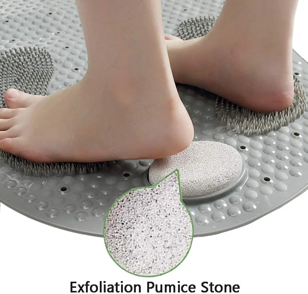 Нескользящий коврик для ванной 40 × 80 см безопасный пластиковый Массажный ног с