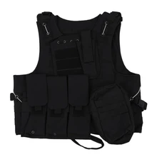 Жилет нейлон куртка черный молл Combat Airsoft Пейнтбол|Пейнтбол|