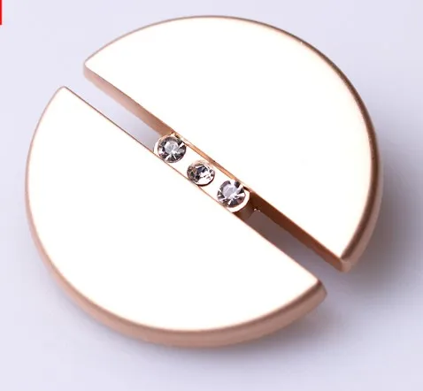 NO1 Size 25mm gold Новая 10 Высококачественная модная металлическая со стразами пальто Пуговицы для куртки пальто рубашка пуговицы Размер 25 мм по всему миру - Цвет: NO1 Size 25mm gold