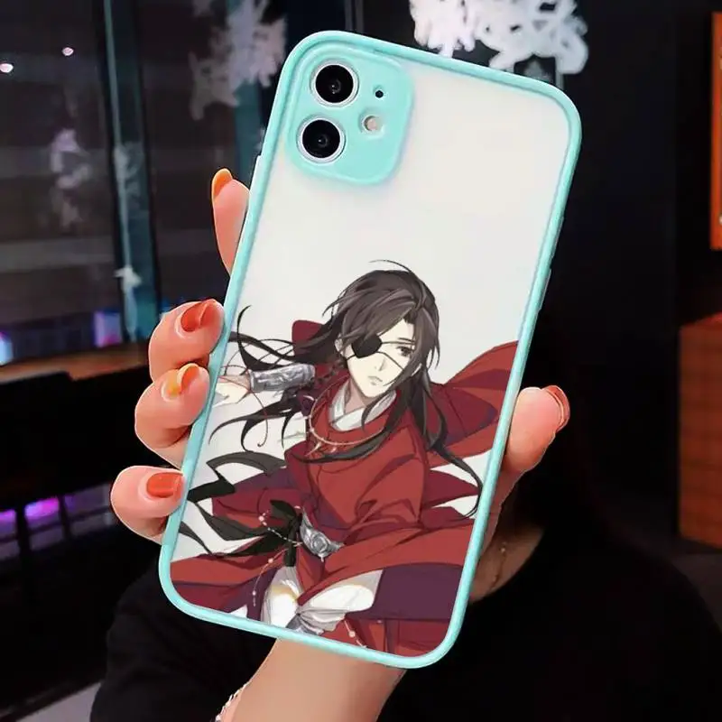 

Tian Guan Ci Fu anime Phone Cases matte transparent For iphone 7 8 11 12 plus mini x xs xr pro max cover