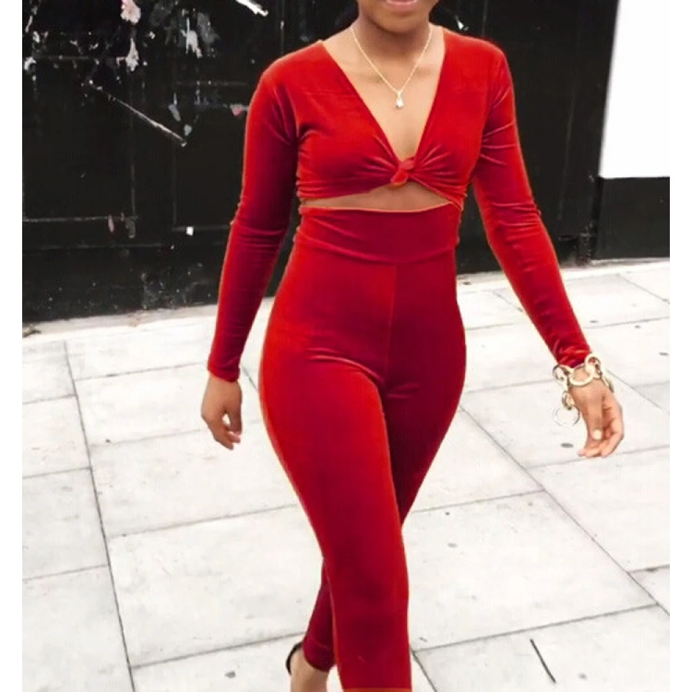 Новый Модный комплект из 2 предметов женская одежда сексуальный топ с v образным