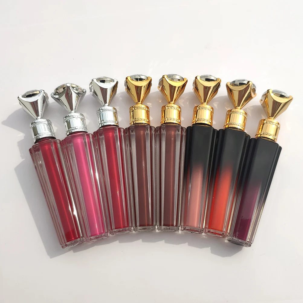 

Роскошная Алмазная Матовая жидкая помада на выбор, 50 цветов, фирменная ярлык, Быстросохнущий Водонепроницаемый Блеск для губ с антипригарн...